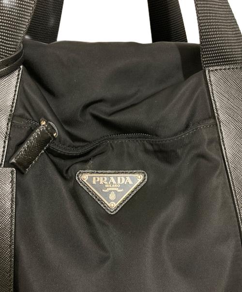 PRADA（プラダ）PRADA (プラダ) ナイロンボストンバッグ ブラックの古着・服飾アイテム