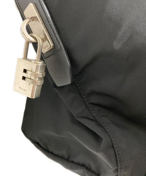 PRADA（プラダ）PRADA (プラダ) ナイロンボストンバッグ ブラックの古着・服飾アイテム