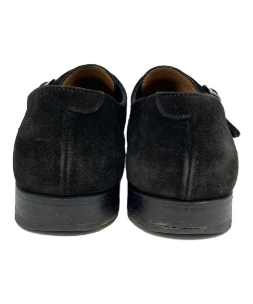 Crockett & Jones（クロケット＆ジョーンズ）Crockett & Jones (クロケット＆ジョーンズ) UNITED ARROWS (ユナイテッドアローズ) シングルモンクストラップシューズ ブラック サイズ:8Eの古着・服飾アイテム