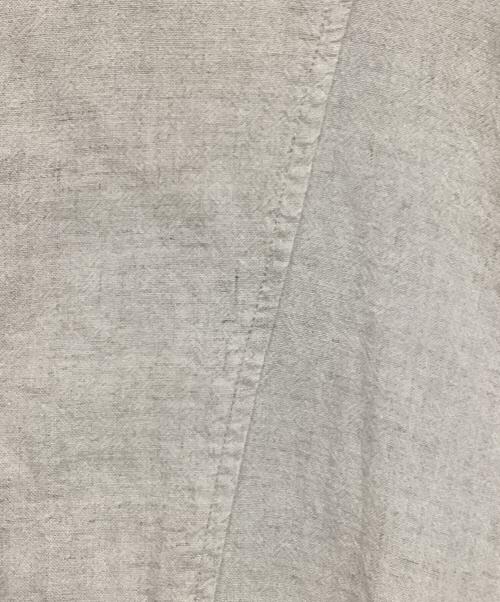 BEARDSLEY（ビアズリー）BEARDSLEY (ビアズリー) リネン混ブザムシャツ ベージュ サイズ:Fの古着・服飾アイテム