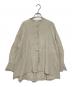 BEARDSLEY（ビアズリー）の古着「リネン混ブザムシャツ」｜ベージュ