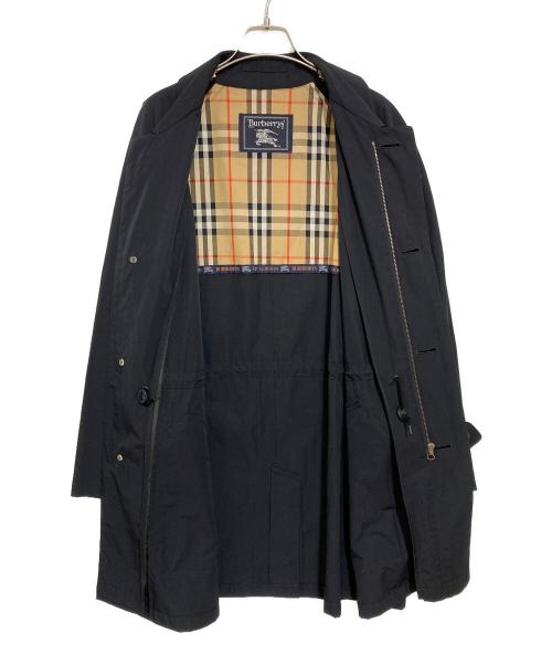Burberry's（バーバリー）Burberry's (バーバリーズ) ミドルジップコート ネイビー サイズ:Sの古着・服飾アイテム