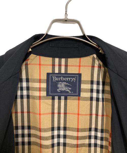 Burberry's（バーバリー）Burberry's (バーバリーズ) ミドルジップコート ネイビー サイズ:Sの古着・服飾アイテム