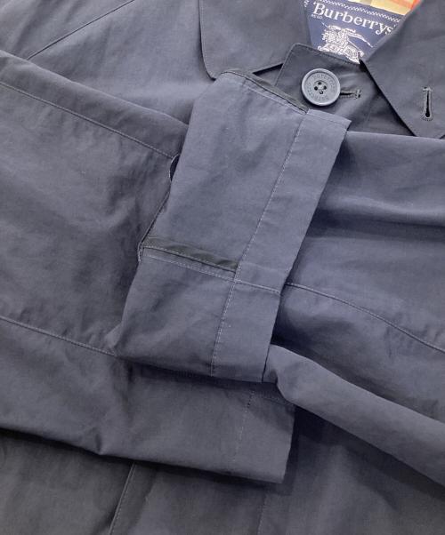 Burberry's（バーバリー）Burberry's (バーバリーズ) ミドルジップコート ネイビー サイズ:Sの古着・服飾アイテム