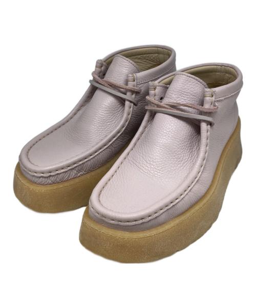 ZARA（ザラ）ZARA (ザラ) CLARKS (クラークス) モカシンシューズ ピンク サイズ:39の古着・服飾アイテム