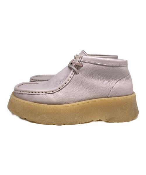 ZARA（ザラ）ZARA (ザラ) CLARKS (クラークス) モカシンシューズ ピンク サイズ:39の古着・服飾アイテム
