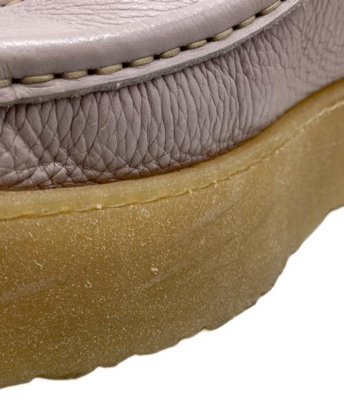 ZARA（ザラ）ZARA (ザラ) CLARKS (クラークス) モカシンシューズ ピンク サイズ:39の古着・服飾アイテム