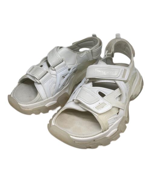 BALENCIAGA（バレンシアガ）BALENCIAGA (バレンシアガ) トラックサンダル ホワイト サイズ:38の古着・服飾アイテム