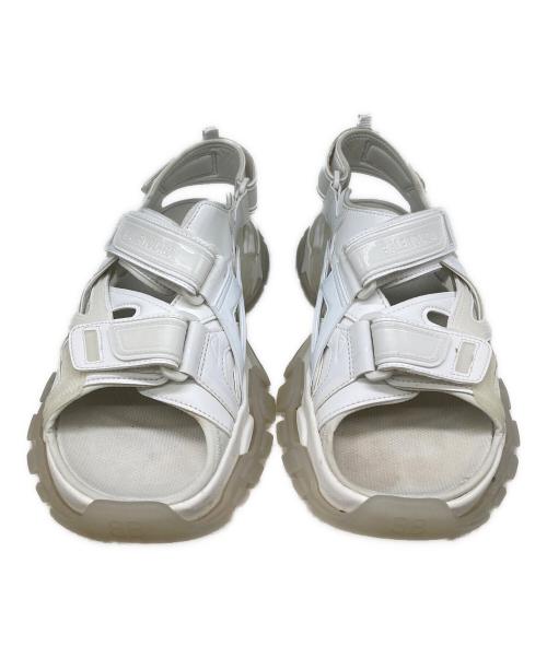 BALENCIAGA（バレンシアガ）BALENCIAGA (バレンシアガ) トラックサンダル ホワイト サイズ:38の古着・服飾アイテム