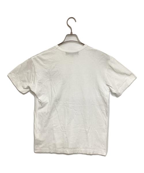 BLACK COMME des GARCONS（ブラックコムデギャルソン）BLACK COMME des GARCONS (ブラックコムデギャルソン) ロゴTシャツ ホワイト サイズ:Lの古着・服飾アイテム