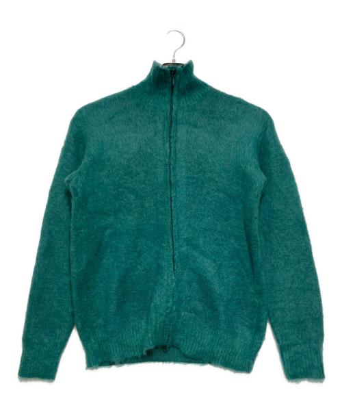 Needles（ニードルズ）Needles (ニードルズ) Zipped Mohair Cardigan グリーン サイズ:Ｓの古着・服飾アイテム