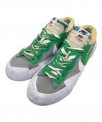 NIKE×sacaiナイキ×サカイ）の古着「Blazer Low」｜グレー×グリーン×ホワイト