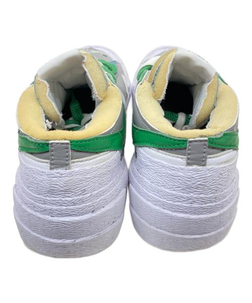 NIKE（ナイキ）NIKE (ナイキ) sacai (サカイ) Blazer Low グレー×グリーン×ホワイト サイズ:26.5cmの古着・服飾アイテム