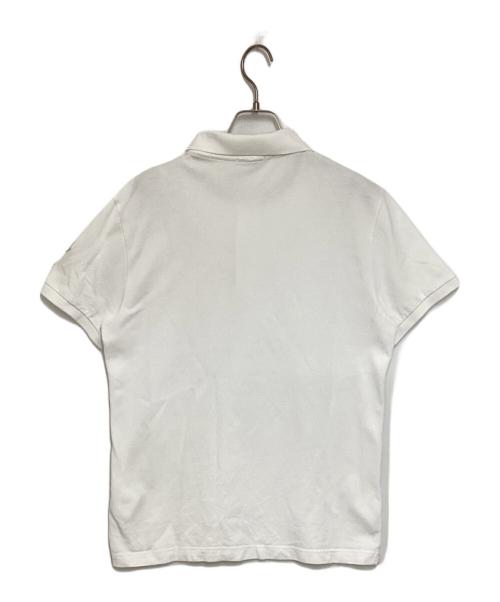MONCLER（モンクレール）MONCLER (モンクレール) BEAMS (ビームス) 別注スリムフィットポロシャツ ホワイト サイズ:Lの古着・服飾アイテム