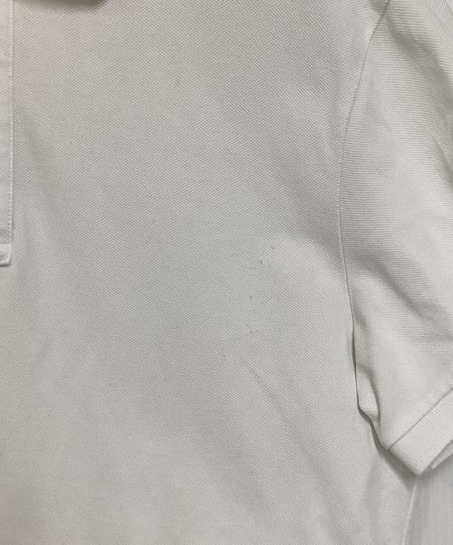 MONCLER（モンクレール）MONCLER (モンクレール) BEAMS (ビームス) 別注スリムフィットポロシャツ ホワイト サイズ:Lの古着・服飾アイテム