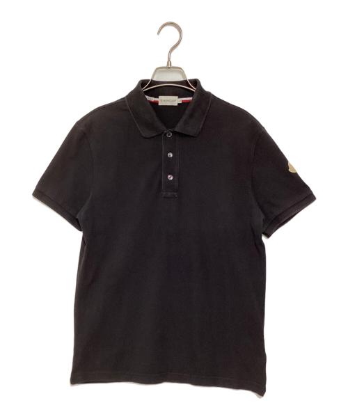 MONCLER（モンクレール）MONCLER (モンクレール) BEAMS (ビームス) 別注スリムフィットポロシャツ ブラック サイズ:Lの古着・服飾アイテム
