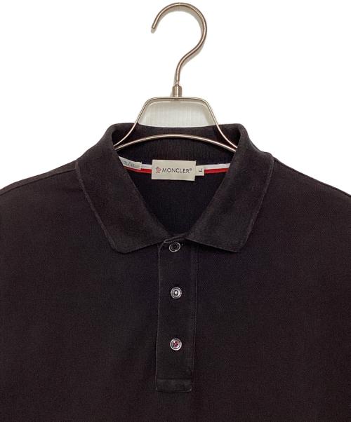 MONCLER（モンクレール）MONCLER (モンクレール) BEAMS (ビームス) 別注スリムフィットポロシャツ ブラック サイズ:Lの古着・服飾アイテム