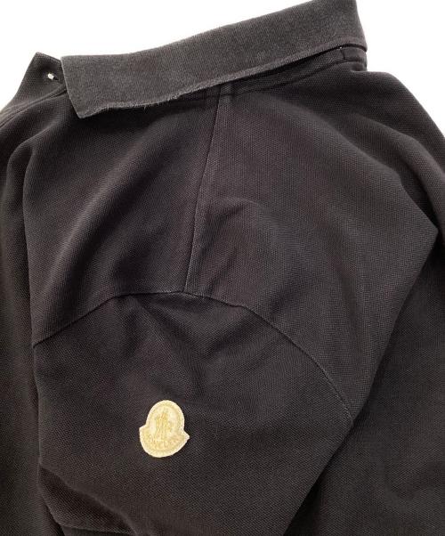 MONCLER（モンクレール）MONCLER (モンクレール) BEAMS (ビームス) 別注スリムフィットポロシャツ ブラック サイズ:Lの古着・服飾アイテム