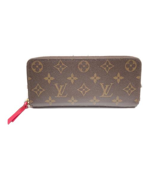 LOUIS VUITTON（ルイ ヴィトン）LOUIS VUITTON (ルイ ヴィトン) ラウンドファスナー財布 フューシャの古着・服飾アイテム