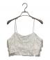 yo BIOTOP (ヨー ビオトープ) fringe top ビスチェ ホワイト サイズ:FREE：11000円