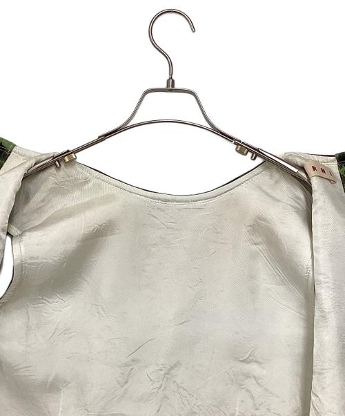 MARNI（マルニ）MARNI (マルニ) フラワージャガードベスト グリーン サイズ:40の古着・服飾アイテム