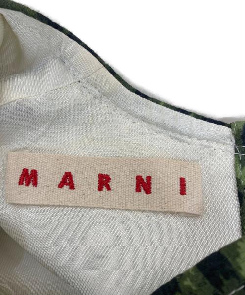 MARNI（マルニ）MARNI (マルニ) フラワージャガードベスト グリーン サイズ:40の古着・服飾アイテム