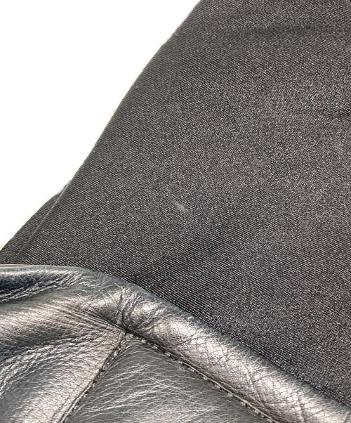 kawa-kawa（カワカワ）kawa-kawa (カワカワ) レザーハンドル wet トートバッグ ブラックの古着・服飾アイテム