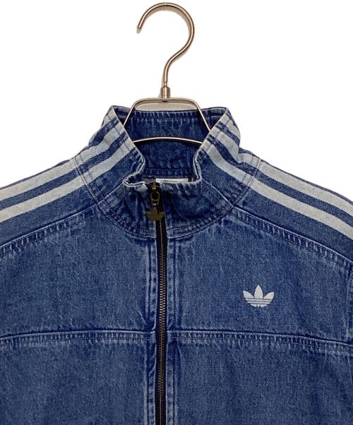 addias（アディダス）addias (アディダス) デニムジャンプスーツ ブルー サイズ:Mの古着・服飾アイテム
