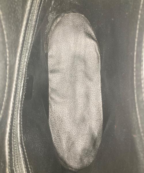 CELINE（セリーヌ）CELINE (セリーヌ) ヴィンテージ マカダム ブラゾン トリオンフ ミニハンドバッグ ブラウン×ブラックの古着・服飾アイテム