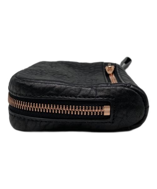 ALEXANDER WANG（アレキサンダー・ワン）ALEXANDER WANG (アレキサンダーワン) ラウンドジップミニバッグ ブラックの古着・服飾アイテム