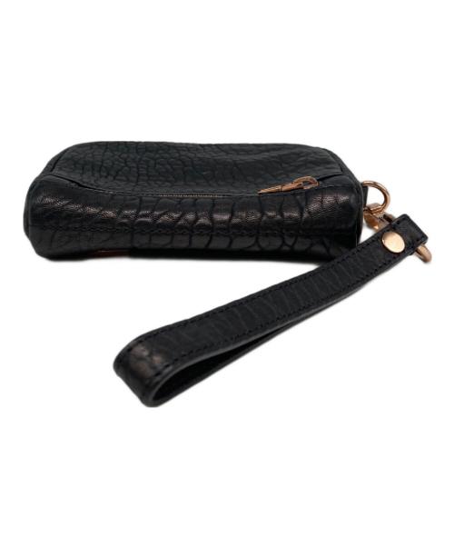 ALEXANDER WANG（アレキサンダー・ワン）ALEXANDER WANG (アレキサンダーワン) ラウンドジップミニバッグ ブラックの古着・服飾アイテム