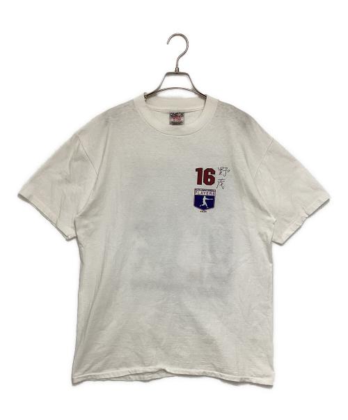 ONEITA（オニータ）ONEITA (オニータ) 90S' プリントTシャツ ホワイト サイズ:Lの古着・服飾アイテム