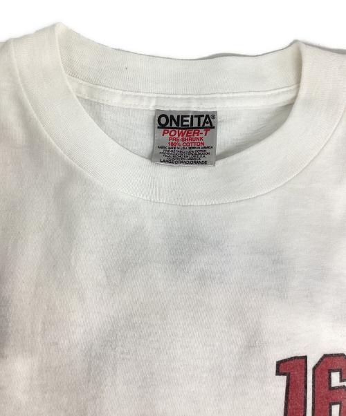 ONEITA（オニータ）ONEITA (オニータ) 90S' プリントTシャツ ホワイト サイズ:Lの古着・服飾アイテム