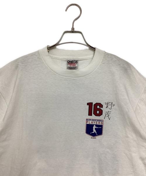 ONEITA（オニータ）ONEITA (オニータ) 90S' プリントTシャツ ホワイト サイズ:Lの古着・服飾アイテム