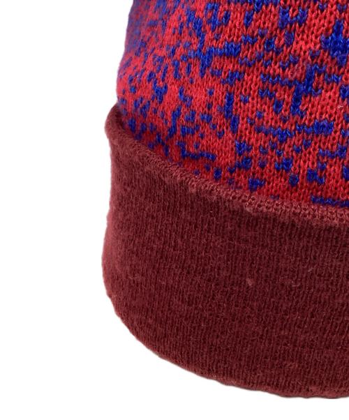 SUPREME（シュプリーム）SUPREME (シュプリーム) Speckle Beanie レッド×ブルーの古着・服飾アイテム