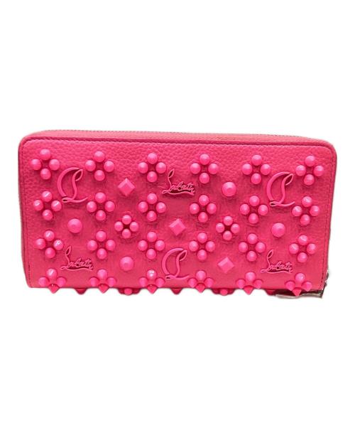 Christian Louboutin（クリスチャン・ルブタン）Christian Louboutin (クリスチャン・ルブタン) Panettone Wallet ピンクの古着・服飾アイテム