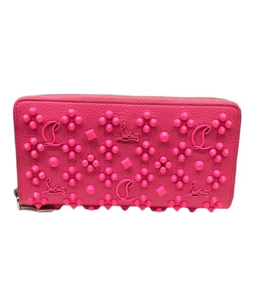 Christian Louboutin（クリスチャン・ルブタン）Christian Louboutin (クリスチャン・ルブタン) Panettone Wallet ピンクの古着・服飾アイテム