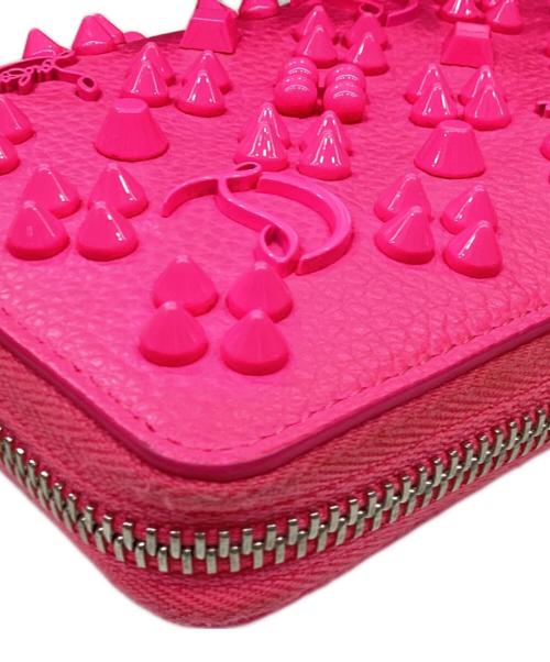 Christian Louboutin（クリスチャン・ルブタン）Christian Louboutin (クリスチャン・ルブタン) Panettone Wallet ピンクの古着・服飾アイテム