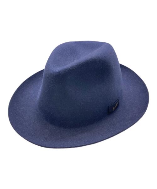 BORSALINO（ボルサリーノ）BORSALINO (ボルサリーノ) パナマハット ネイビー サイズ:USA 7 1/2の古着・服飾アイテム