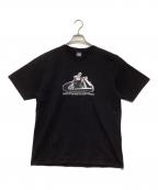 stussyステューシー）の古着「Skull Scooter Tee」｜ブラック