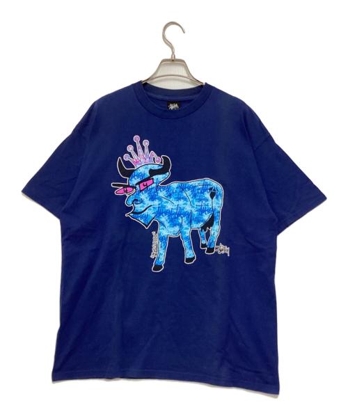 stussy（ステューシー）stussy (ステューシー) MADSTEEZ MADSTEEZ TEE ネイビー サイズ:Lの古着・服飾アイテム