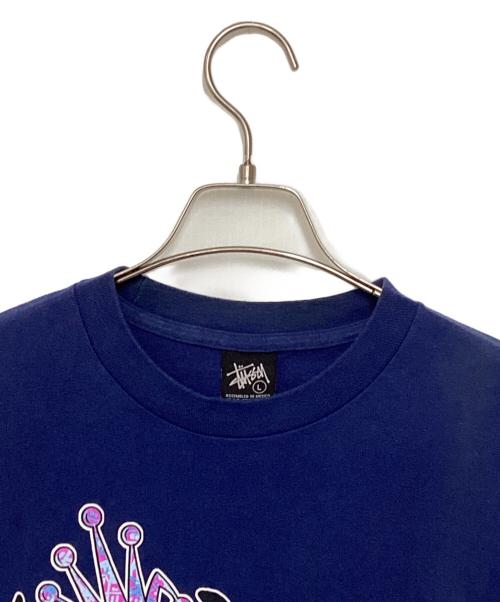 stussy（ステューシー）stussy (ステューシー) MADSTEEZ MADSTEEZ TEE ネイビー サイズ:Lの古着・服飾アイテム
