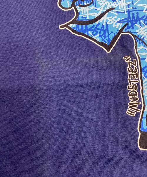 stussy（ステューシー）stussy (ステューシー) MADSTEEZ MADSTEEZ TEE ネイビー サイズ:Lの古着・服飾アイテム