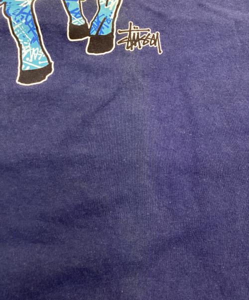 stussy（ステューシー）stussy (ステューシー) MADSTEEZ MADSTEEZ TEE ネイビー サイズ:Lの古着・服飾アイテム