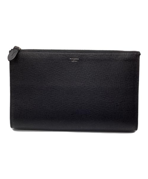 PELLE MORBIDA（ペッレモルビダ）PELLE MORBIDA (ペッレモルビダ) クラッチバッグ ブラックの古着・服飾アイテム