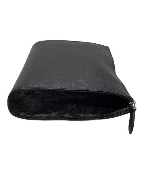 PELLE MORBIDA（ペッレモルビダ）PELLE MORBIDA (ペッレモルビダ) クラッチバッグ ブラックの古着・服飾アイテム