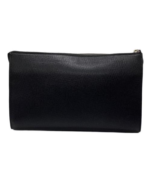 PELLE MORBIDA（ペッレモルビダ）PELLE MORBIDA (ペッレモルビダ) クラッチバッグ ブラックの古着・服飾アイテム