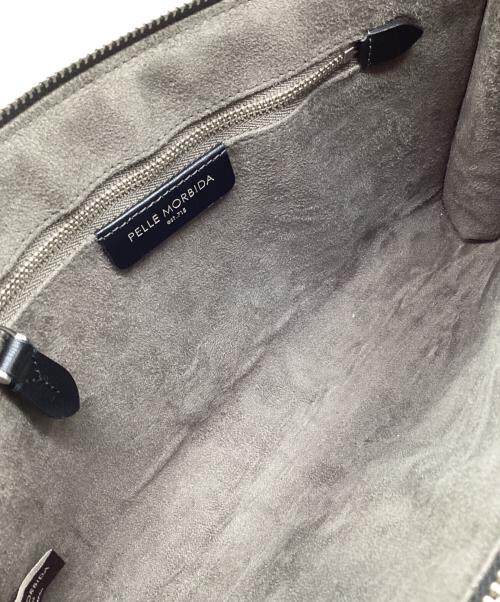 PELLE MORBIDA（ペッレモルビダ）PELLE MORBIDA (ペッレモルビダ) クラッチバッグ ブラックの古着・服飾アイテム