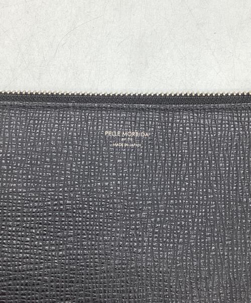 PELLE MORBIDA（ペッレモルビダ）PELLE MORBIDA (ペッレモルビダ) クラッチバッグ ブラックの古着・服飾アイテム