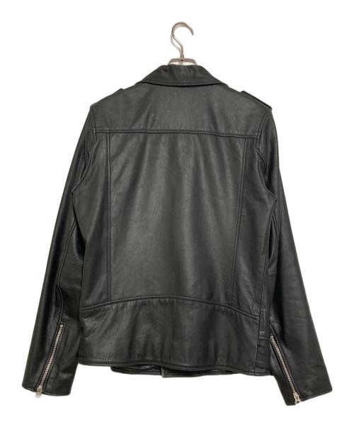 Denham（デンハム）Denham (デンハム) レザーダブルライダースジャケット ブラック サイズ:Sの古着・服飾アイテム
